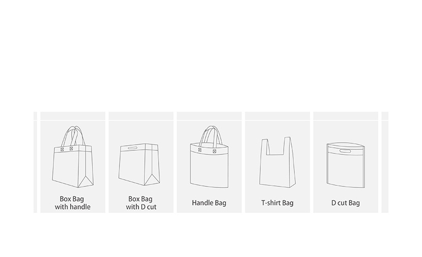 túi nhựa mua sắm cũng có rất nhiều loại và kiểu dáng