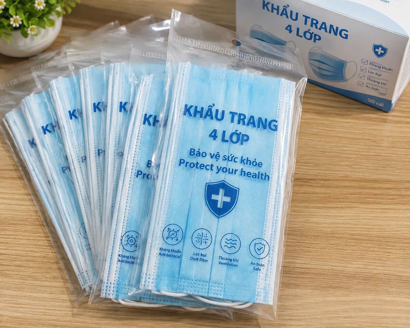 Túi OPP đựng khẩu trang